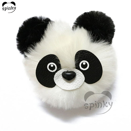 Plush Panda Keychain