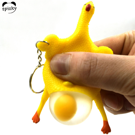 Funny Chicken Backpack Keychain