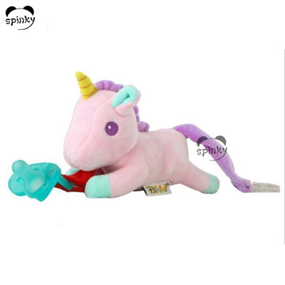 Baby Pacifier With Unicorn Soft Toy