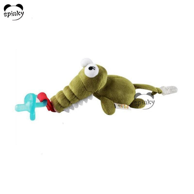 Baby Pacifier With Crocodile Soft Toy